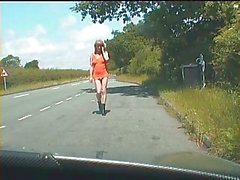 Zoe tranny bitch in tiny dress then hotpants