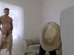 Stepbro bangs TS stepsis ass while shes in washing machine