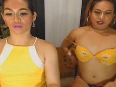 Exotic Shemale Duo Play Cock and Ass