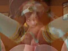 Futa Elsa baise Jasmine - Porno 3D