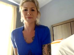 European tgirl showers and plays with her ass and big cock